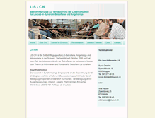 Tablet Screenshot of locked-in.ch